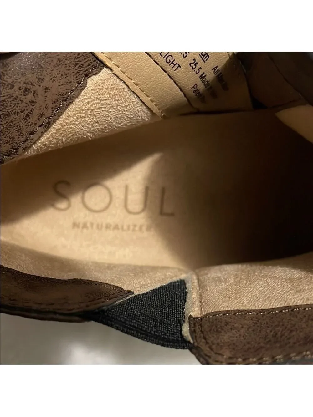 NWOB Soul Naturalizer Brown Ankle Boots Sz 8.5W